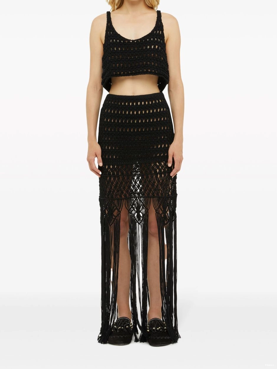 Affordable Women Love India A crochet skirt To Alanui Letter 0814